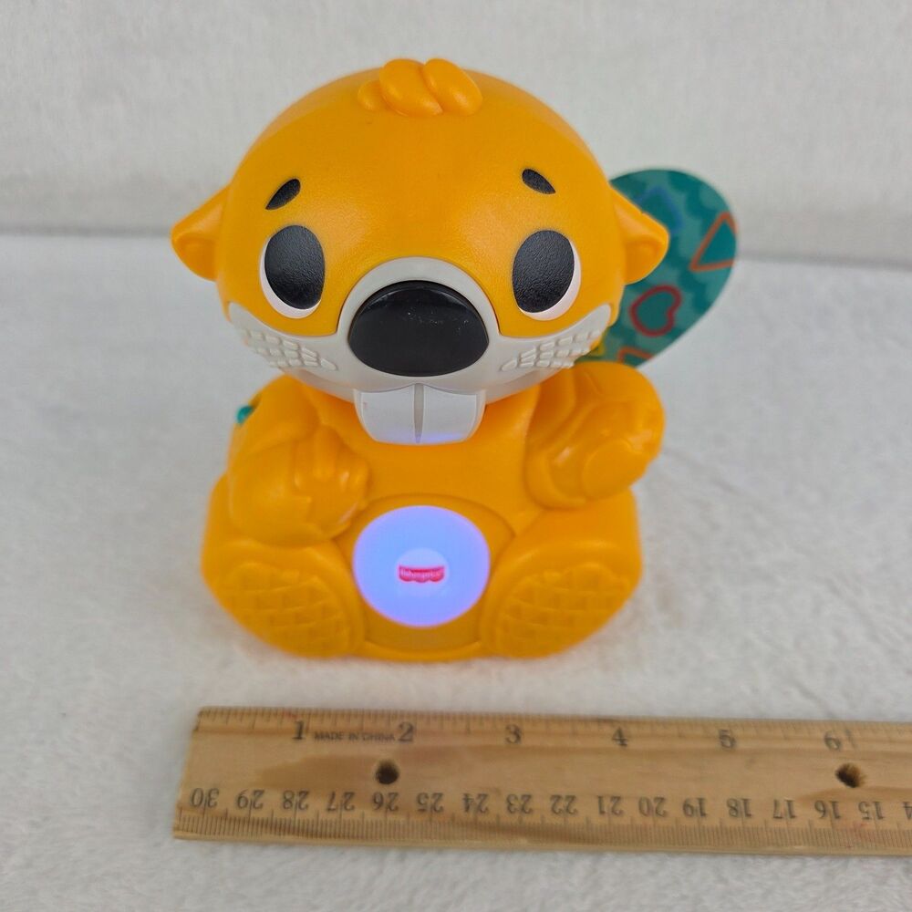 Fisher Price Linkimals Boppin Beaver Interactive Learning Toy Tested